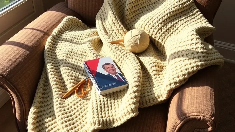 Hur man stickar en stor filt hemma