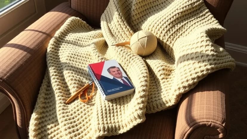 Hur man stickar en stor filt hemma